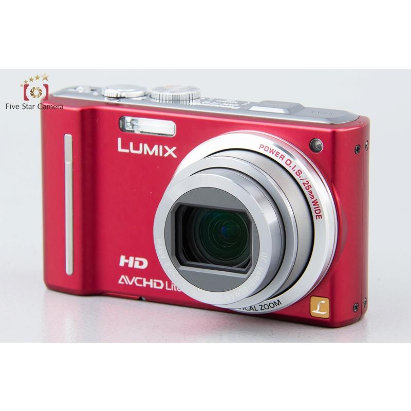 【中古】Panasonic パナソニック LUMIX DMCTZ10 レッド コンパクトデジタルカメラ panasoniclumix