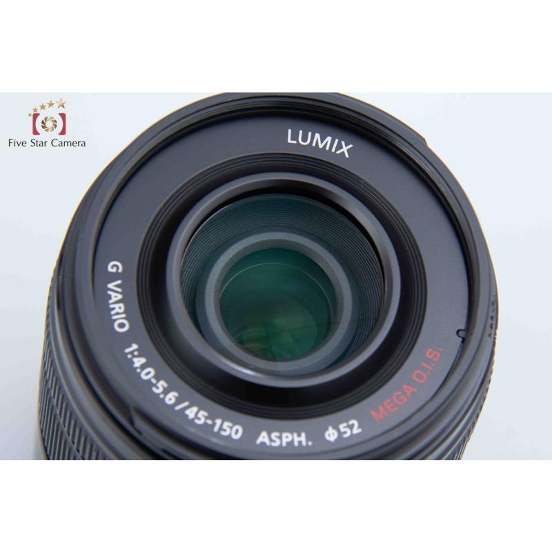 【中古】Panasonic パナソニック LUMIX G VARIO 45-150mm f/4-5.6 ASPH. MEGA O.I.S. H-FS45150 ブラック｜five-star-camera｜02