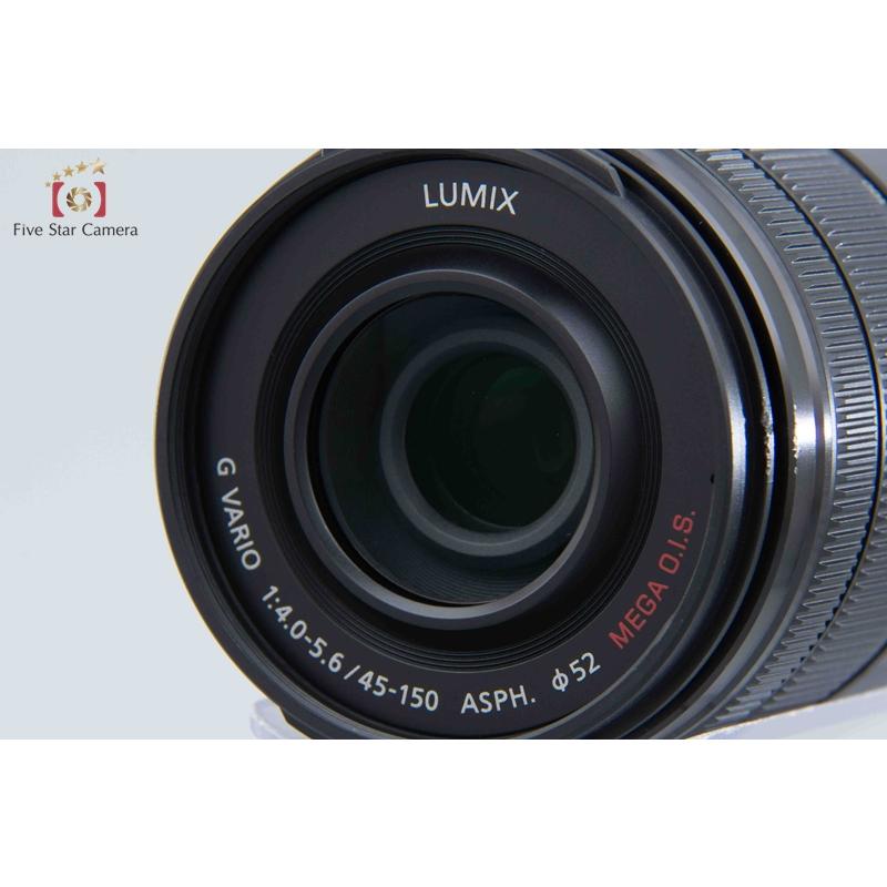 【中古】Panasonic パナソニック LUMIX G VARIO 45-150mm f/4-5.6 ASPH. MEGA O.I.S. H-FS45150 ブラック｜five-star-camera｜05