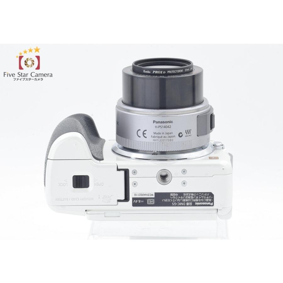 LUMIX 【中古】Panasonic パナソニック DMC-G5X-W レンズキット シェル 
