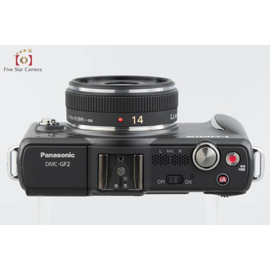 【中古】Panasonic パナソニック LUMIX DMC-GF2 ブラック + G 14mm f/2.5 ASPH. H-H014｜five-star-camera｜08