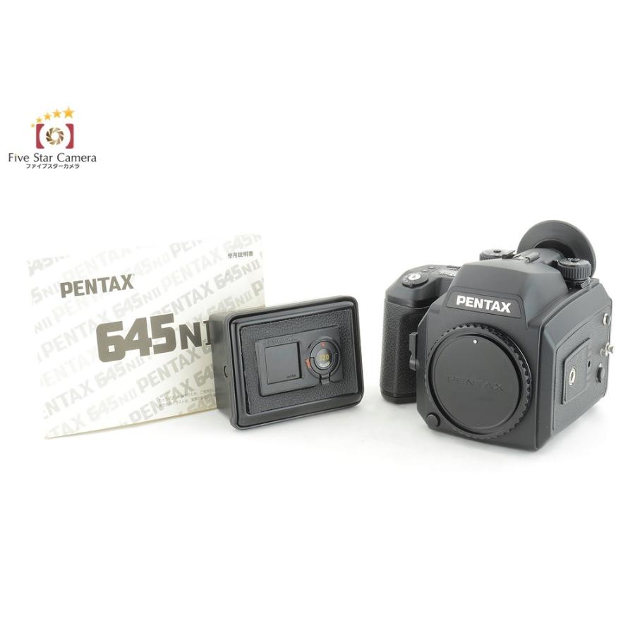 【中古】PENTAX ペンタックス 645 NII 中判フィルムカメラ + 120,220フィルムバック pentax645nii
