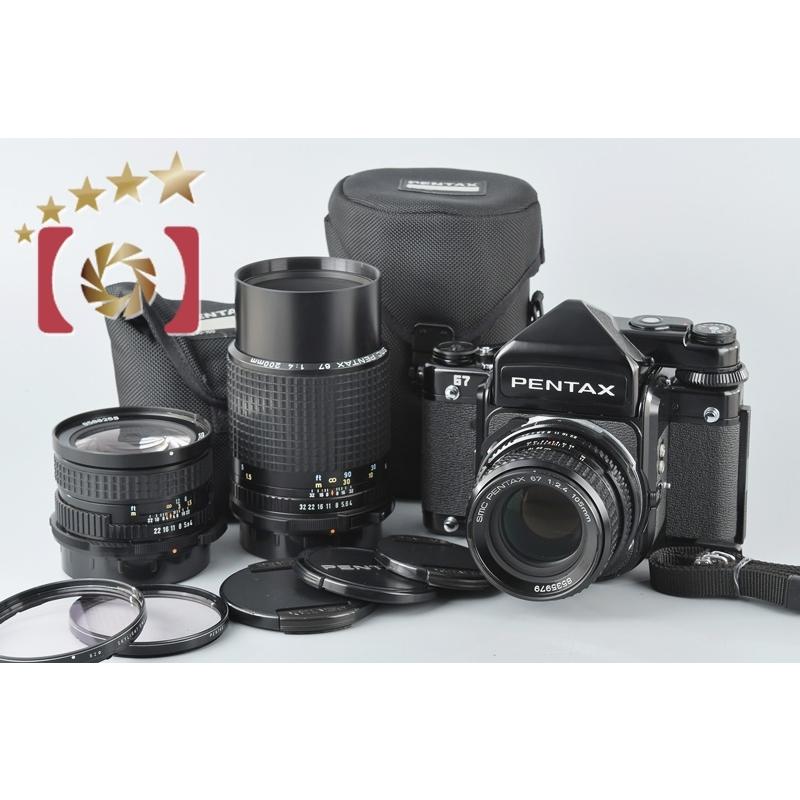【中古】PENTAX ペンタックス 67 TTL 後期 + SMC 67 45mm f/4 , 105mm f/2.4 , 200mm f/4 :  pentax-67-ttl-3lens-4163885-0531- : 中古カメラのファイブスターカメラ - 通販 - Yahoo!ショッピング