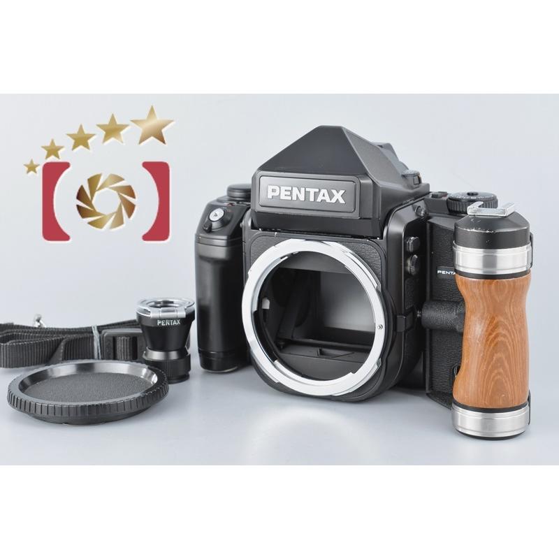 ペンタックス 【中古】PENTAX 67II 中判フィルムカメラ グリップ付き