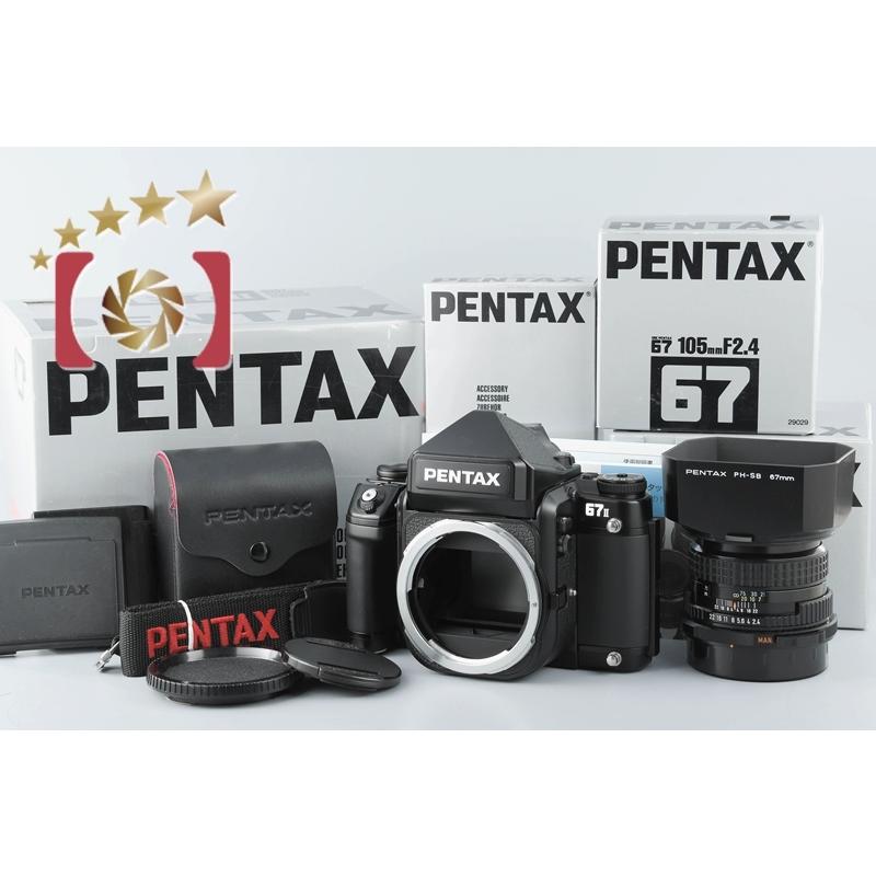 ペンタックス 【中古】PENTAX 67 II AE + SMC 105mm f/2.4 : 中古 