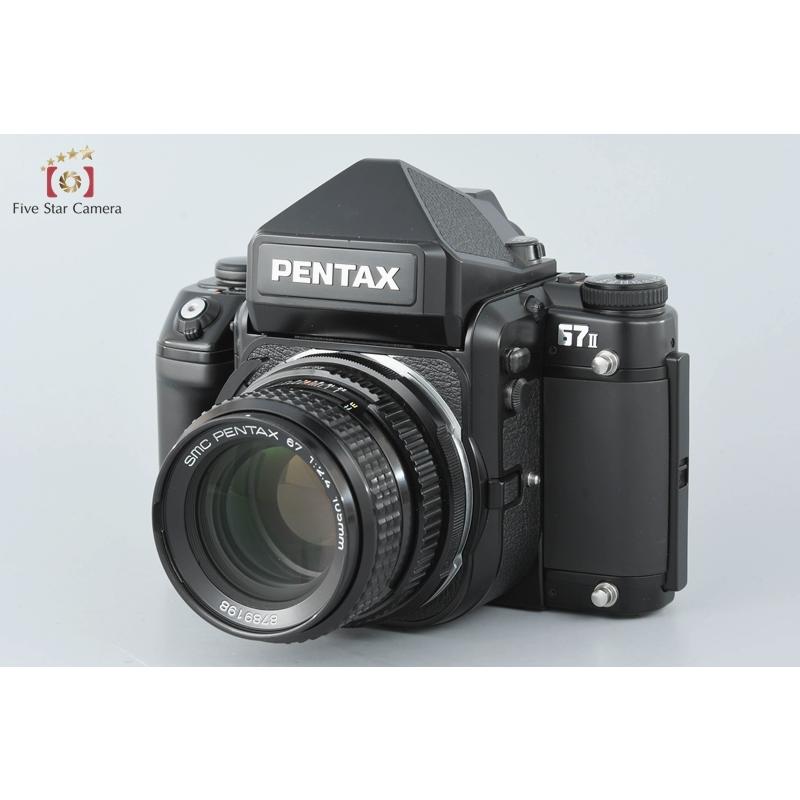 ペンタックス 【中古】PENTAX 67 II AE + SMC 105mm f/2.4 : 中古