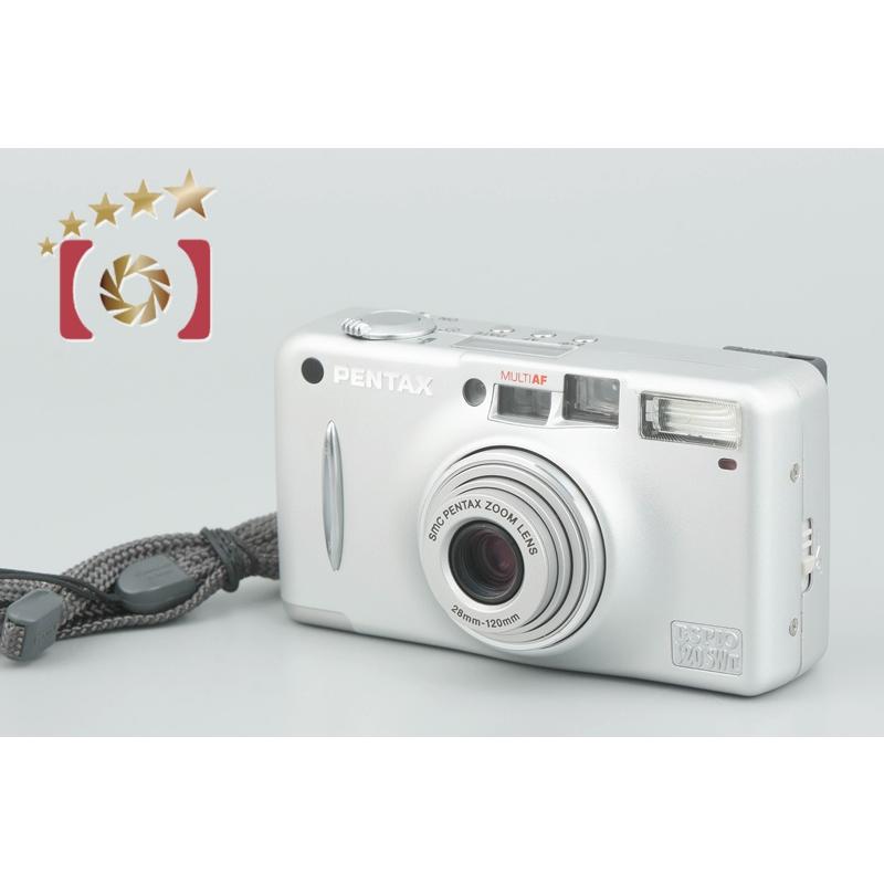 ペンタックス 【中古】PENTAX ESPIO 120SW II シルバー コンパクト
