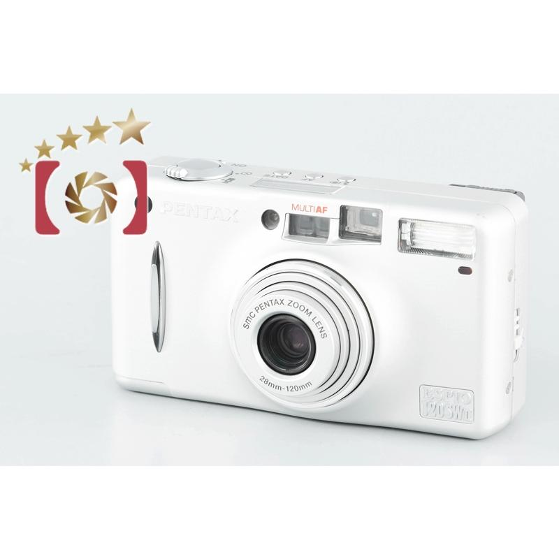 Pentax ペンタックス　Espio120SWⅡ フィルムカメラ 中古】PENTAX ペンタックス ESPIO 120SWII シルバー コンパクト