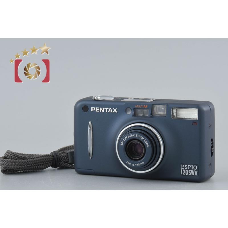 ペンタックス 【中古】PENTAX ESPIO 120SWII インディゴブルー
