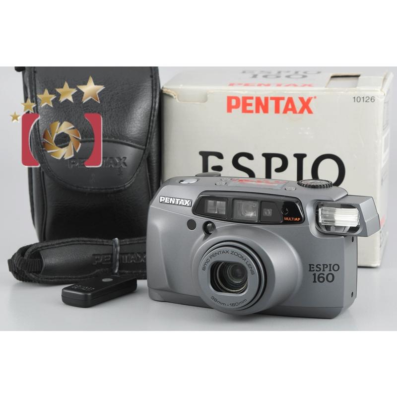 【中古】PENTAX ペンタックス ESPIO 160 コンパクトフィルムカメラ 元箱付き pentaxespio160bk0304