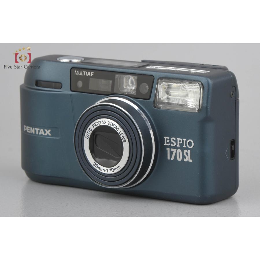 【中古】PENTAX ペンタックス ESPIO 170SL ネイビー コンパクトフィルムカメラ｜five-star-camera｜02