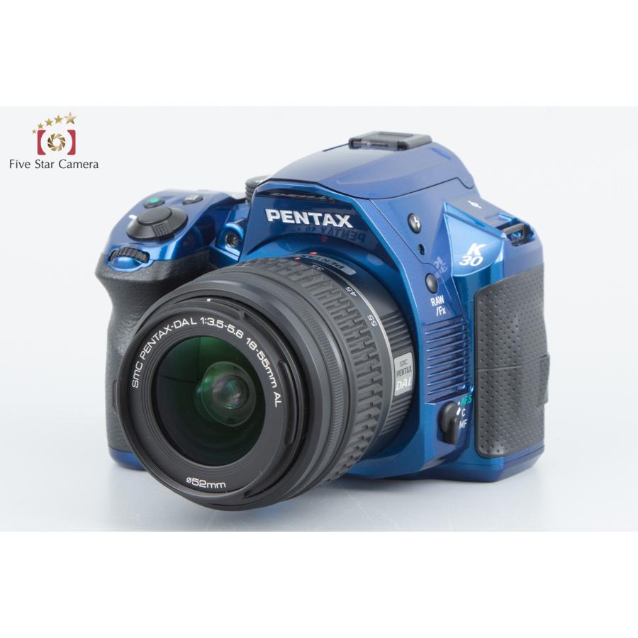 【中古】PENTAX ペンタックス K-30 ダブルズームキット クリスタルブルー シャッター回数僅少｜five-star-camera｜02