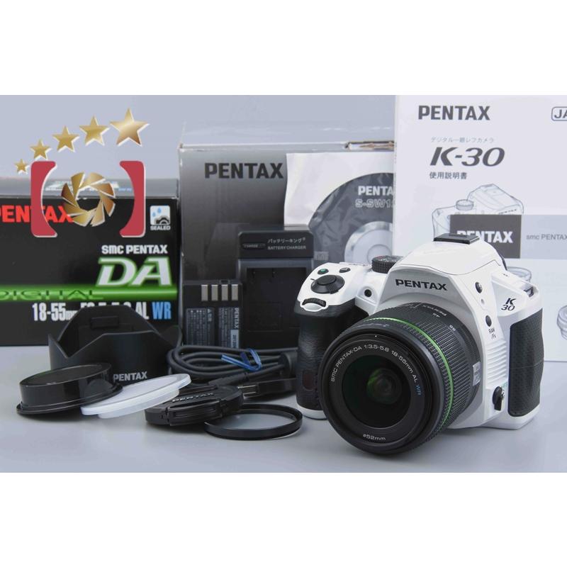 ペンタックス 【中古】PENTAX K-30 レンズキット ホワイト シャッター