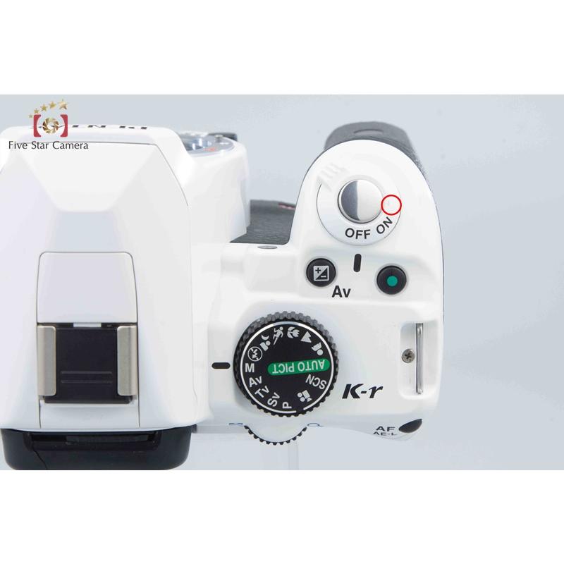 ペンタックス 【中古】PENTAX K-r 18-55 レンズキット ホワイト ペンタックス 【中古】PENTAX K-r 18-55 レンズキット ホワイト