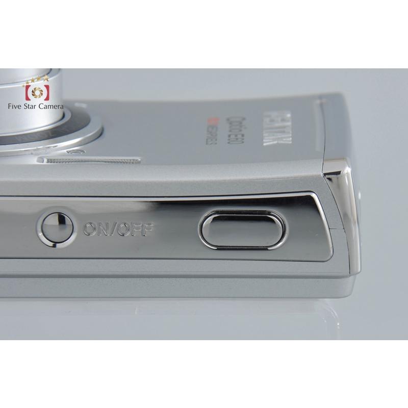 ペンタックス 【中古】PENTAX Optio E60 シルバー コンパクトデジタル