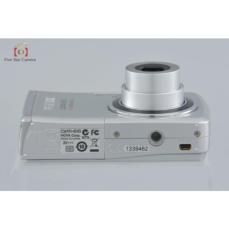 ペンタックス 【中古】PENTAX Optio E60 シルバー コンパクトデジタル