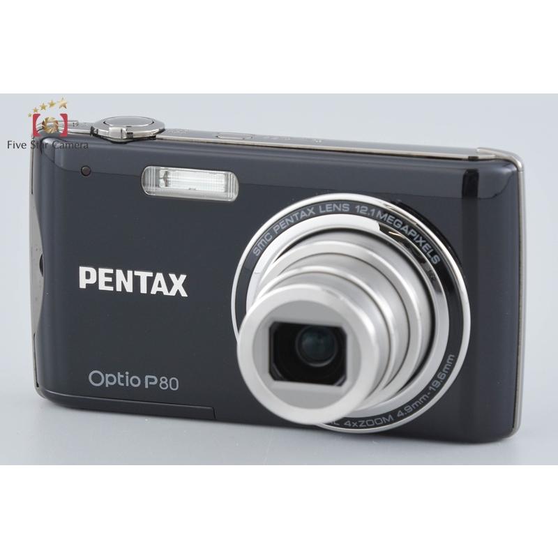 ペンタックス 【中古】PENTAX Optio P80 ブラック コンパクト