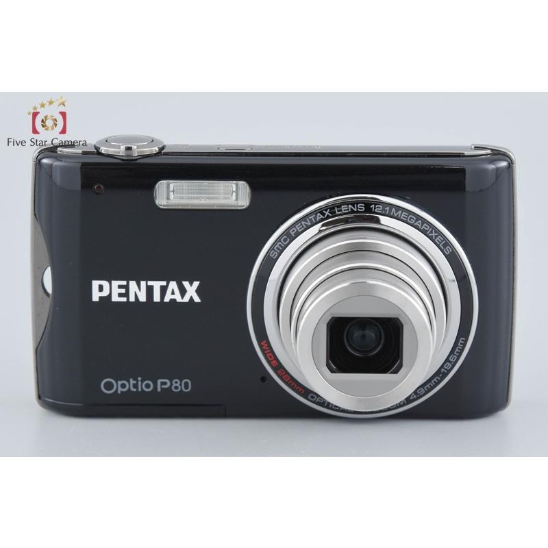 ペンタックス 【中古】PENTAX Optio P80 ブラック コンパクト
