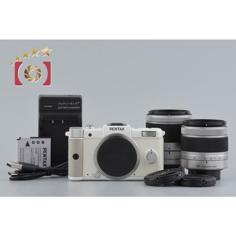 ペンタックス 【中古】PENTAX Q ホワイト + SMC 5-15mm f/2.8-4.5 ED