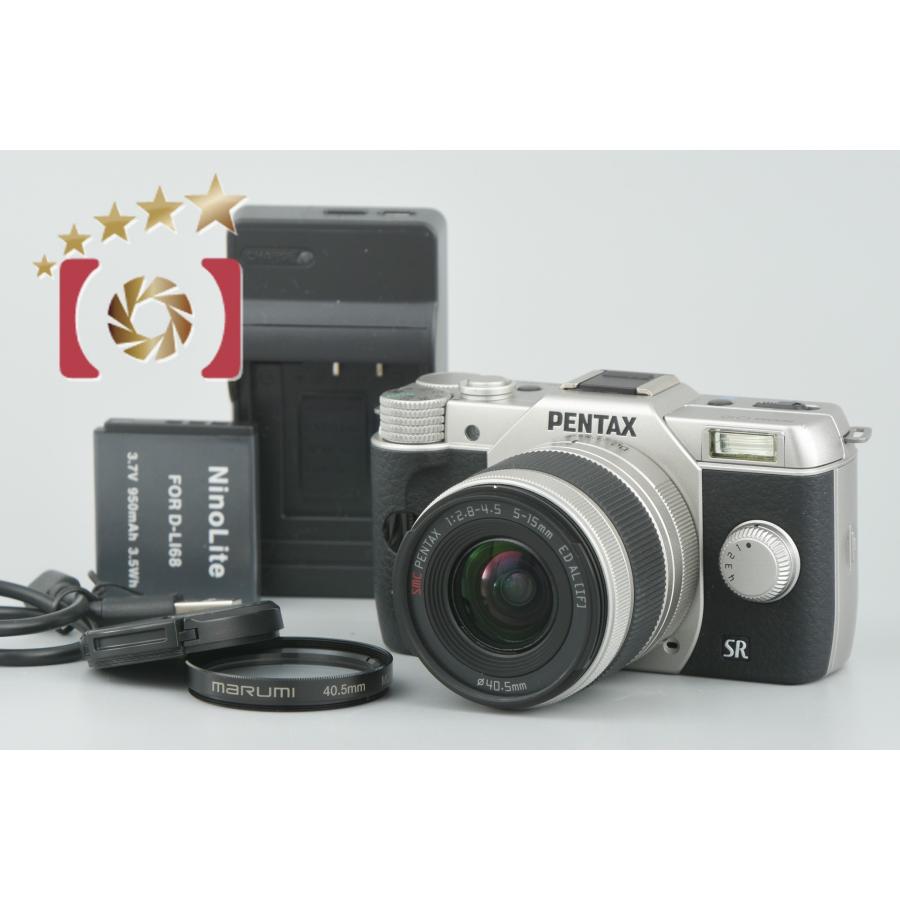 中古】PENTAX ペンタックス Q10 ズームレンズキット シルバー 