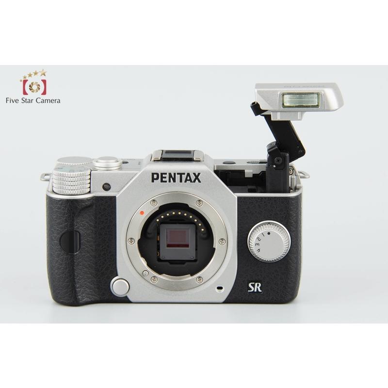 【中古】PENTAX ペンタックス Q10 ダブルズームレンズキット シルバー｜five-star-camera｜04