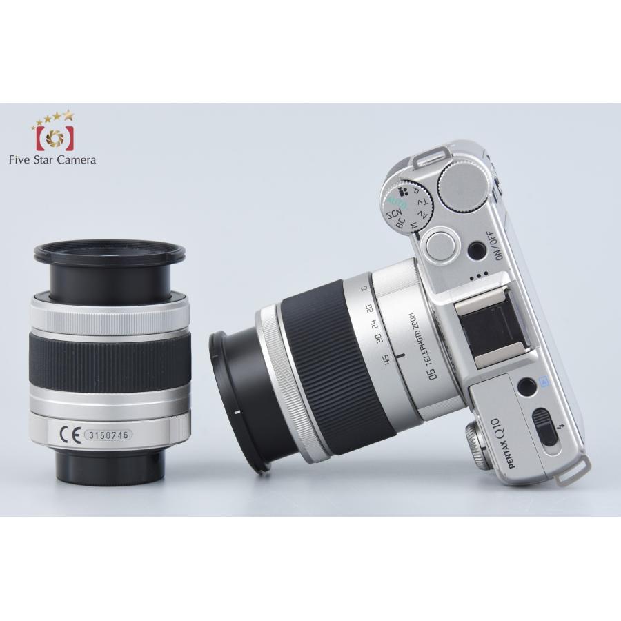 ペンタックス 【中古】PENTAX Q10 ダブルズームレンズキット シルバー