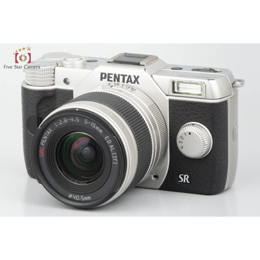 【中古】PENTAX ペンタックス Q10 ダブルズームレンズキット シルバー｜five-star-camera｜02