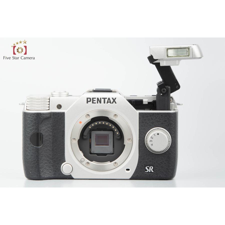 【中古】PENTAX ペンタックス Q10 ダブルズームレンズキット シルバー｜five-star-camera｜04