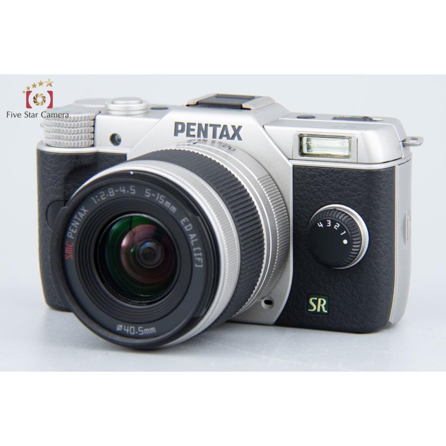 【中古】PENTAX ペンタックス Q7 ダブルズームキット シルバー シャッター回数僅少｜five-star-camera｜02