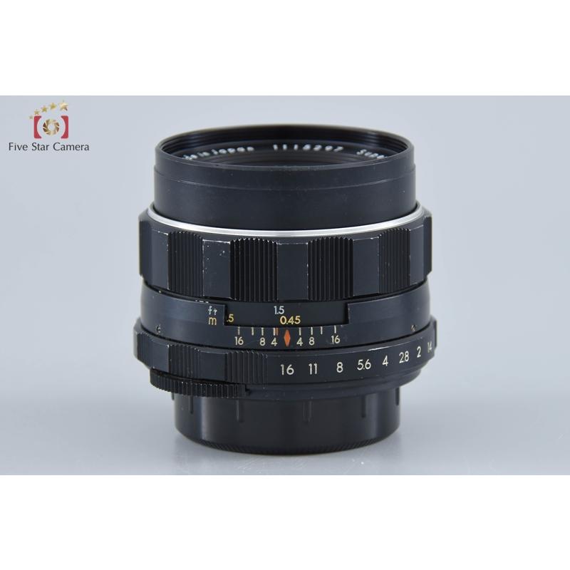 【中古】(ペンタックス) PENTAX スーパータクマー50/1.4 ペンタックス 【中古】PENTAX Super-Takumar 50mm f/1.4 前期型 8枚玉