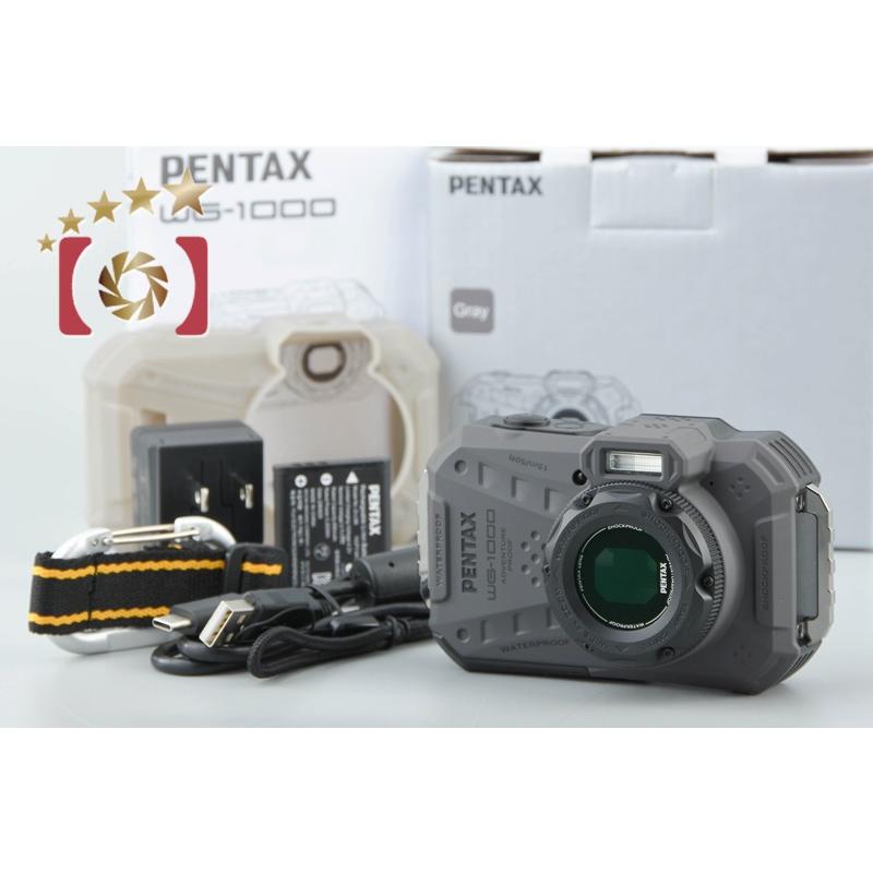 リコー 【中古】RICOH PENTAX ペンタックス WG-1000 グレー 防水 リコー 【中古】RICOH PENTAX ペンタックス WG-1000 グレー 防水