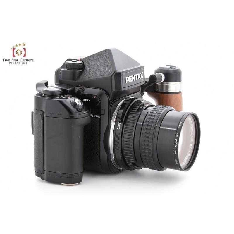 ペンタックス 【中古】PENTAX 67II ウッドグリップ付 + AEプリズム
