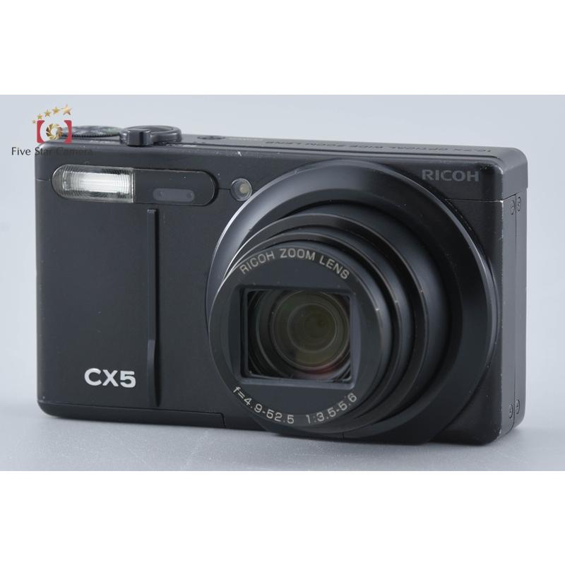 ⭐︎美品⭐︎RICOH CX5 コンパクトデジタルカメラ リコー（RICOH） 【中古】RICOH CX5 ブラック コンパクトデジタル