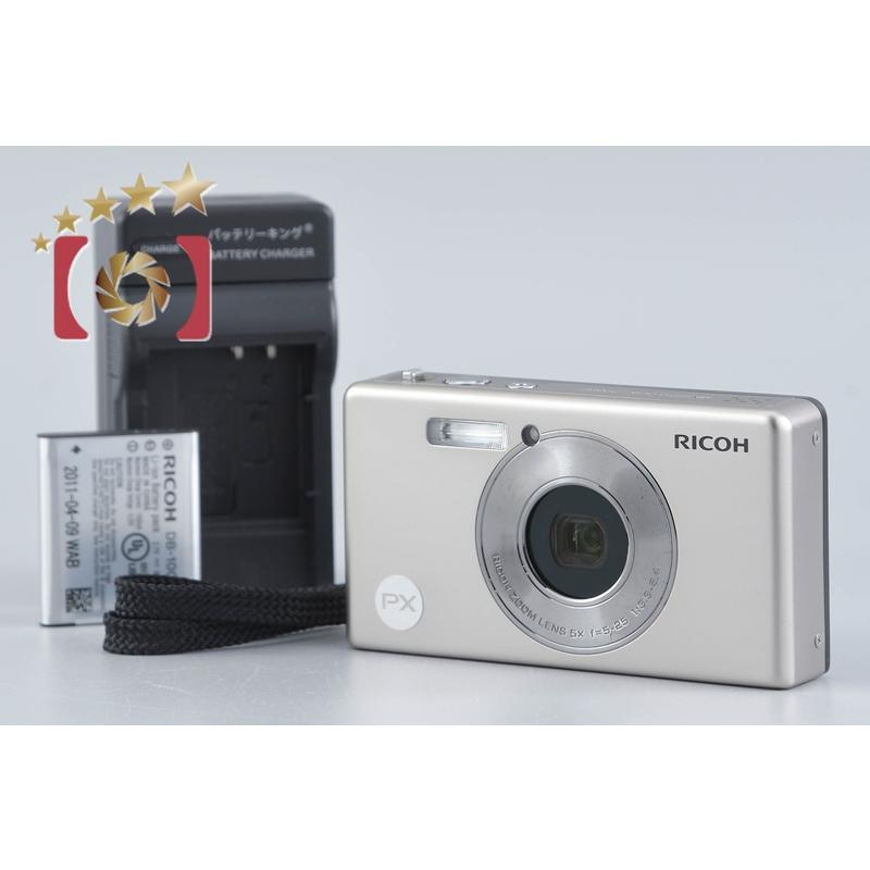 【未使用 中古品】RICOH 防水デジタルカメラ PX シャンパンシルバー PXCS(中古品) リコー（RICOH） 【中古】RICOH PX シャンパンシルバー 防水デジタル