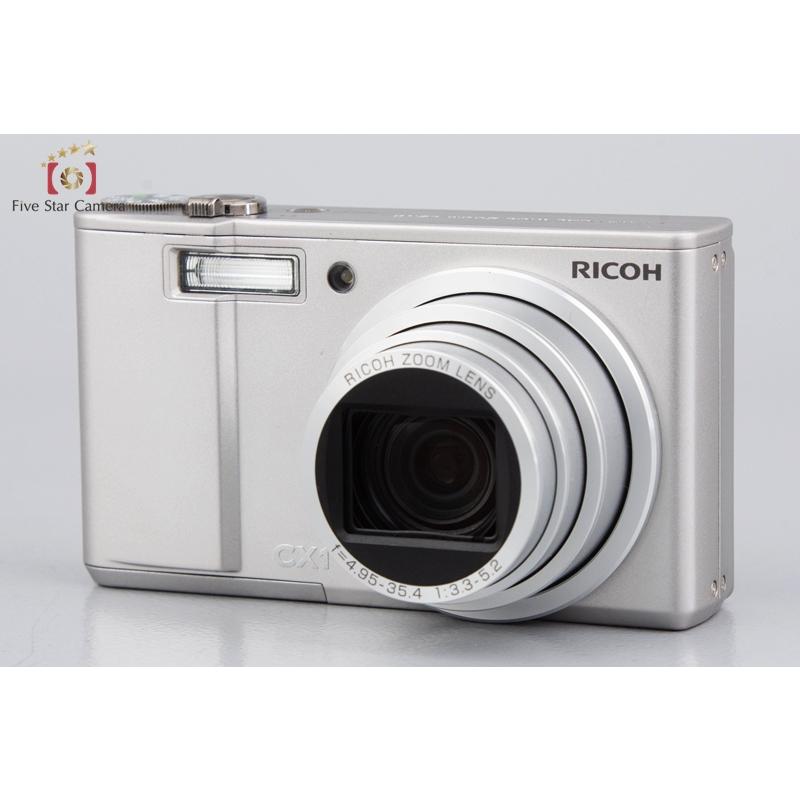 RICOH リコーCX1 コンパクトデジタルカメラ シルバー リコー 【中古】RICOH CX1 シルバー コンパクトデジタルカメラ
