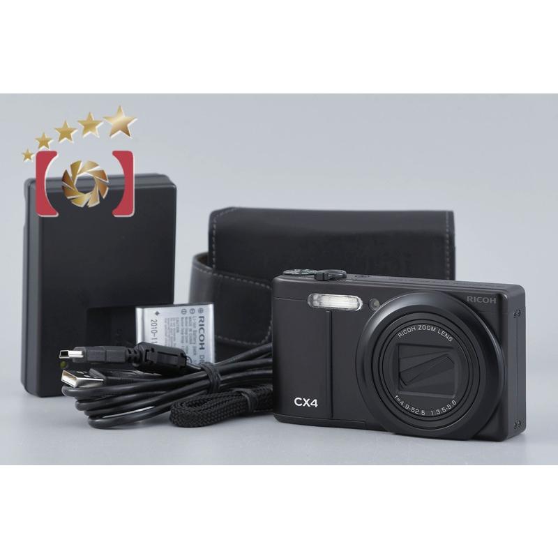 リコー（RICOH） 【中古】RICOH CX4 ブラック コンパクトデジタル 