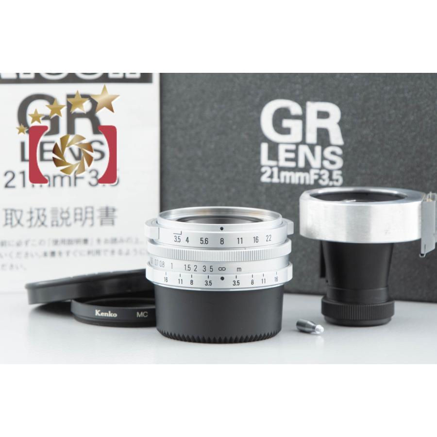 リコーGRレンズ　２１ミリF3.5　元箱付き リコーGRレンズ21ミリF3.5元箱付き