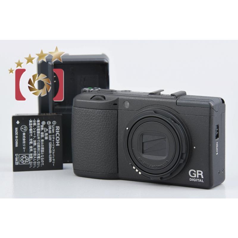 【中古】RICOH リコー GR DIGITAL III コンパクトデジタルカメラ シャッター回数僅少 リコー（RICOH） 【中古】RICOH GR DIGITAL III コンパクトデジタル