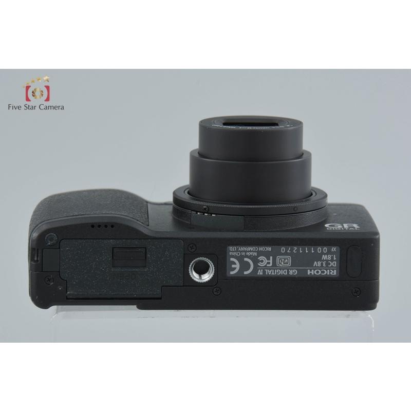 リコー（RICOH） 【中古】RICOH GR DIGITAL IV ブラック コンパクト