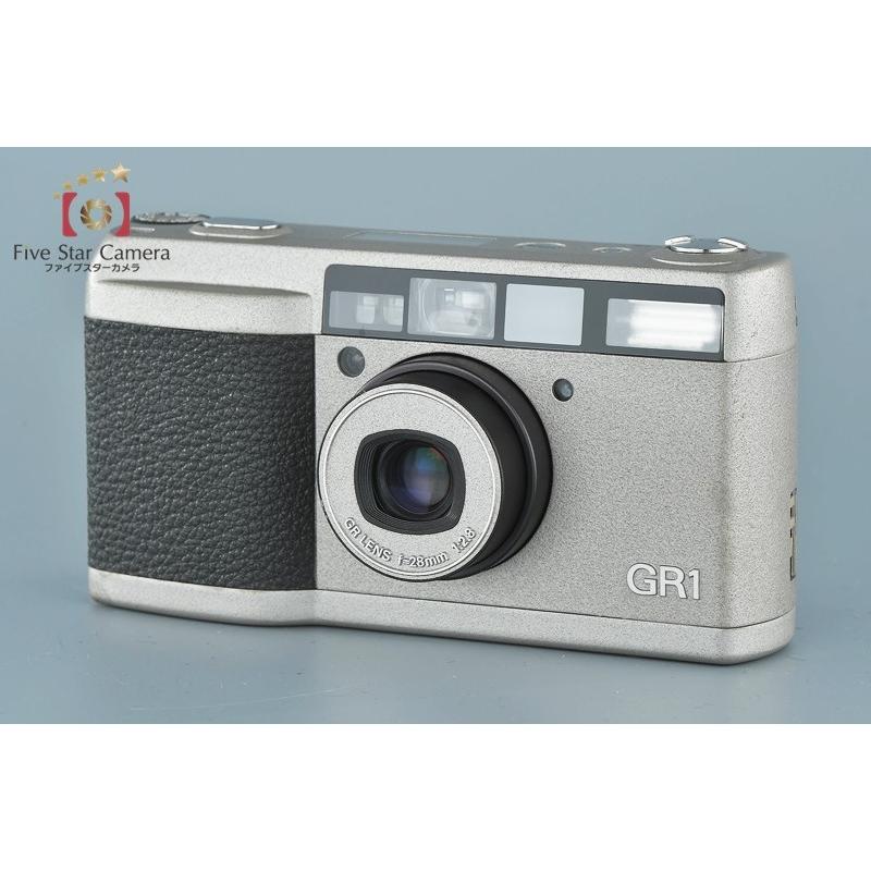 リコー 【中古】RICOH GR1 シルバー コンパクトフィルムカメラ リコー 【中古】RICOH GR1 シルバー コンパクトフィルムカメラ