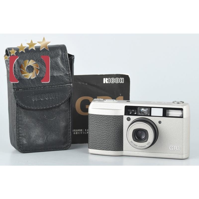 リコー 【中古】RICOH GR1 シルバー コンパクトフィルムカメラ リコー 【中古】RICOH GR1 シルバー コンパクトフィルムカメラ