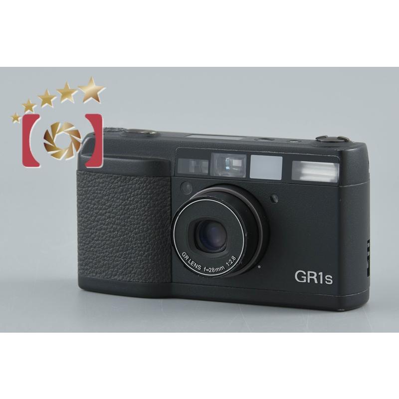 中古品 RICOH リコー GR1s コンパクト フィルムカメラ リコー 【中古】RICOH GR1s ブラック コンパクトフィルムカメラ