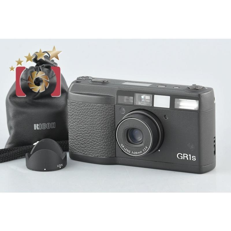 【中古】RICOH リコー GR1s ブラック コンパクトフィルムカメラ :ricoh-gr1s-bk-0616-:中古カメラのファイブスター