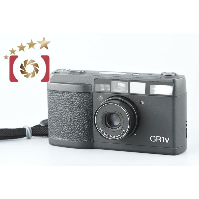 GR1V コンパクトフィルムカメラ ブラック GR1v ブラック 28mm F2.8 γA6060-3U1B | リコー | コンパクト
