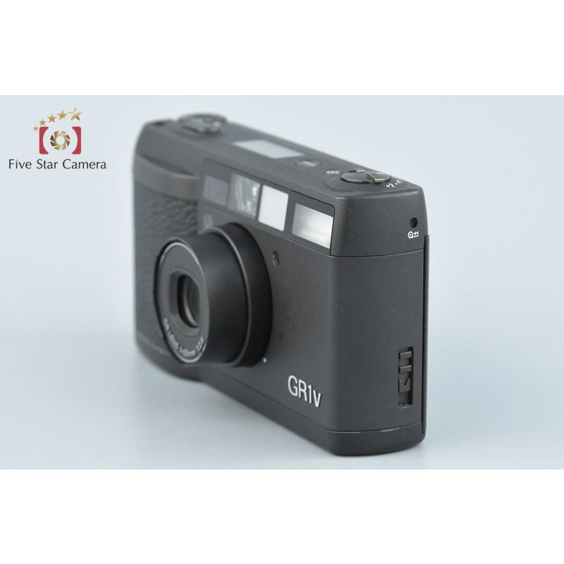 Ricoh リコー　GR1v ブラック　フィルムカメラ フィルムカメラに思いを馳せて その8:RICOH GR1v｜青狐