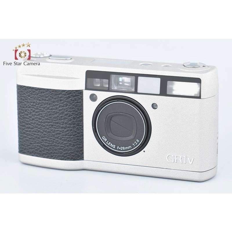 リコー 【中古】RICOH GR1v シルバー コンパクトフィルムカメラ リコー 【中古】RICOH GR1v シルバー コンパクトフィルムカメラ