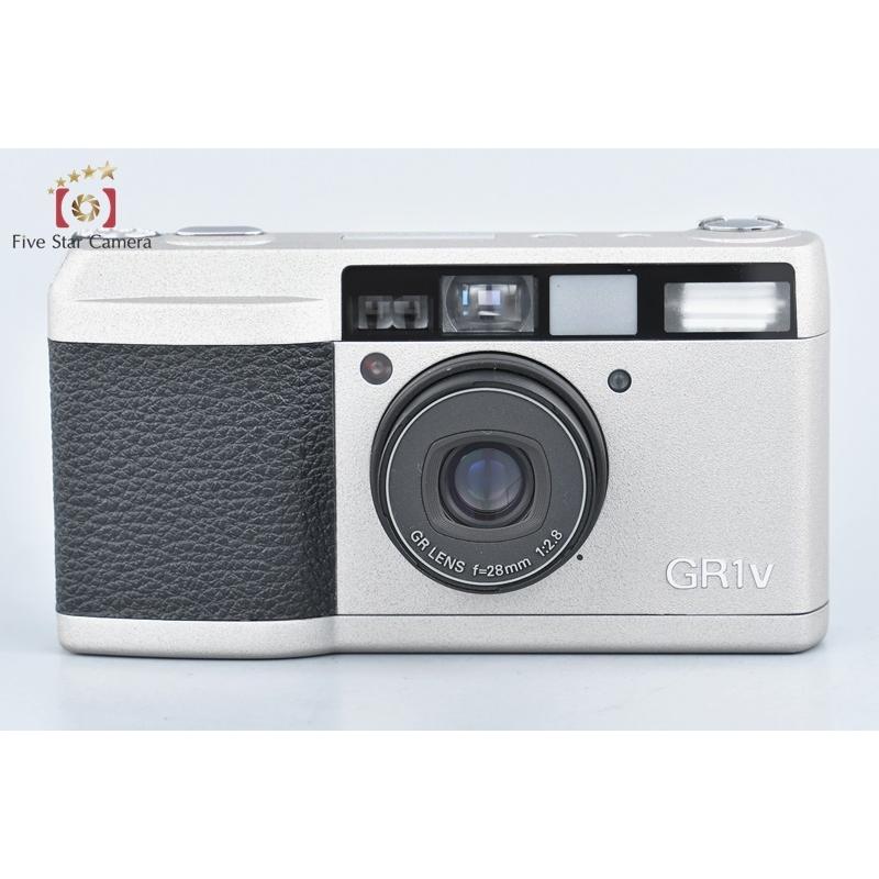 リコー 【中古】RICOH GR1v シルバー コンパクトフィルムカメラ リコー 【中古】RICOH GR1v シルバー コンパクトフィルムカメラ