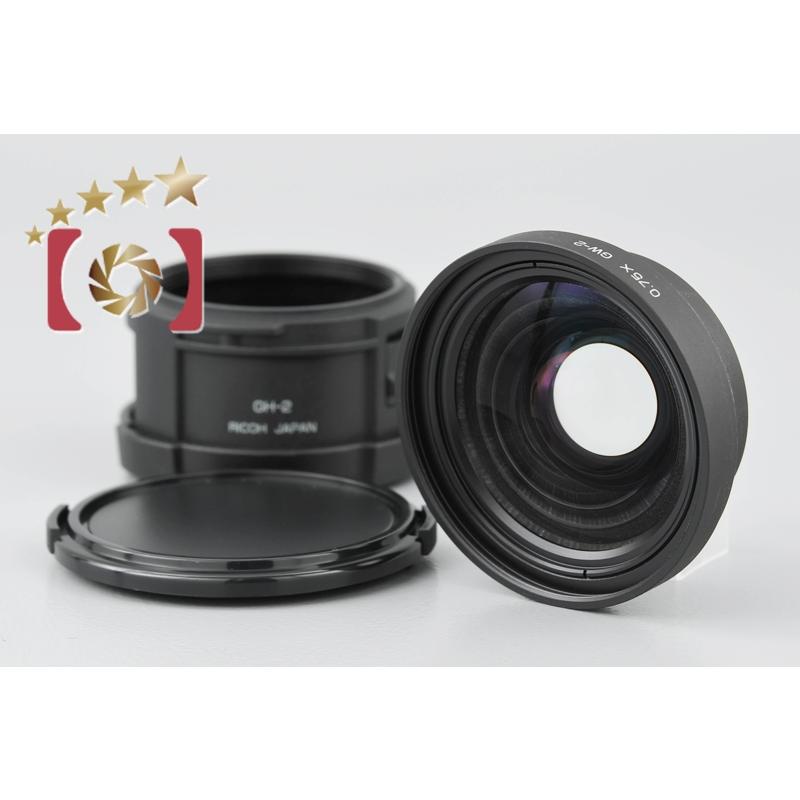 リコー 【中古】RICOH GW-2 ワイドコンバージョンレンズ 0.75X + リコー 【中古】RICOH GW-2 ワイドコンバージョンレンズ 0.75X +