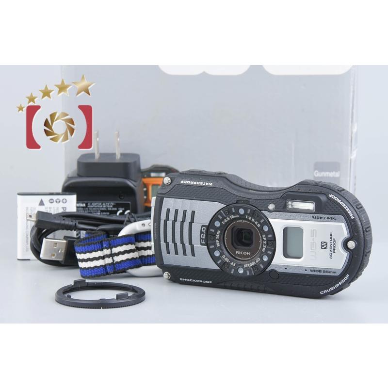 リコー 【中古】RICOH WG-5 GPS ガンメタリック 防水デジタル リコー 【中古】RICOH WG-5 GPS ガンメタリック 防水デジタル