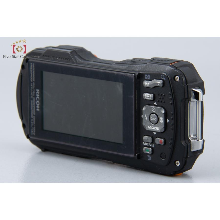 【中古】RICOH リコー WG-50 オレンジ 防水デジタルカメラ シャッター回数僅少｜five-star-camera｜03